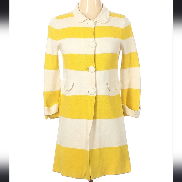 J. Crew Sweaters - J.Crew Striped Sweater Coat Jacket Size Small